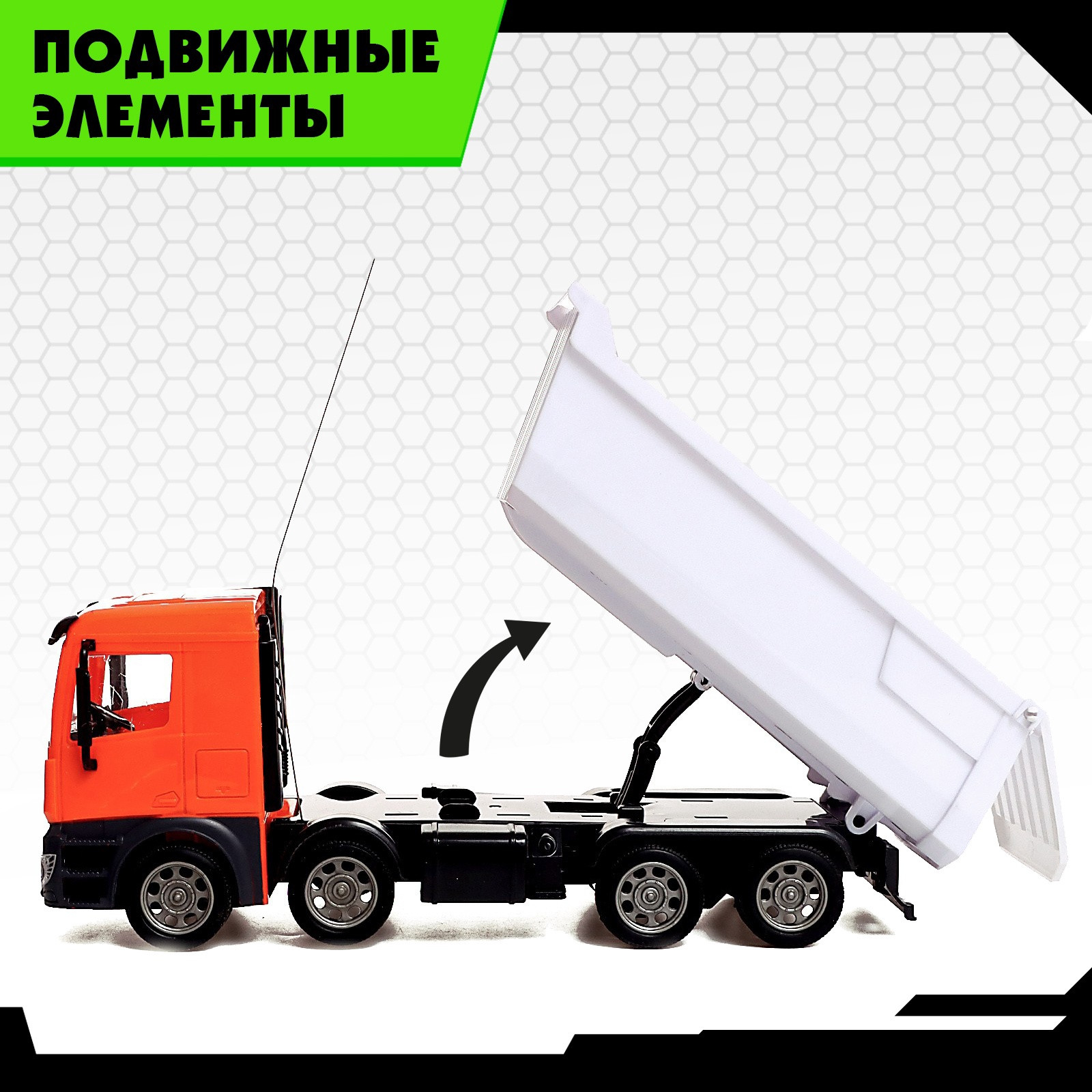 Радиоуправляемая игрушка No Brand Грузовик Самосвал / 1318497 — фото 4