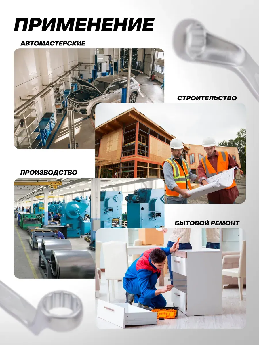 Набор ключей ForceKraft FK-5118P (63213) — фото 6
