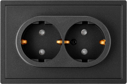 Розетка Bylectrica РС16-0646 (титан)