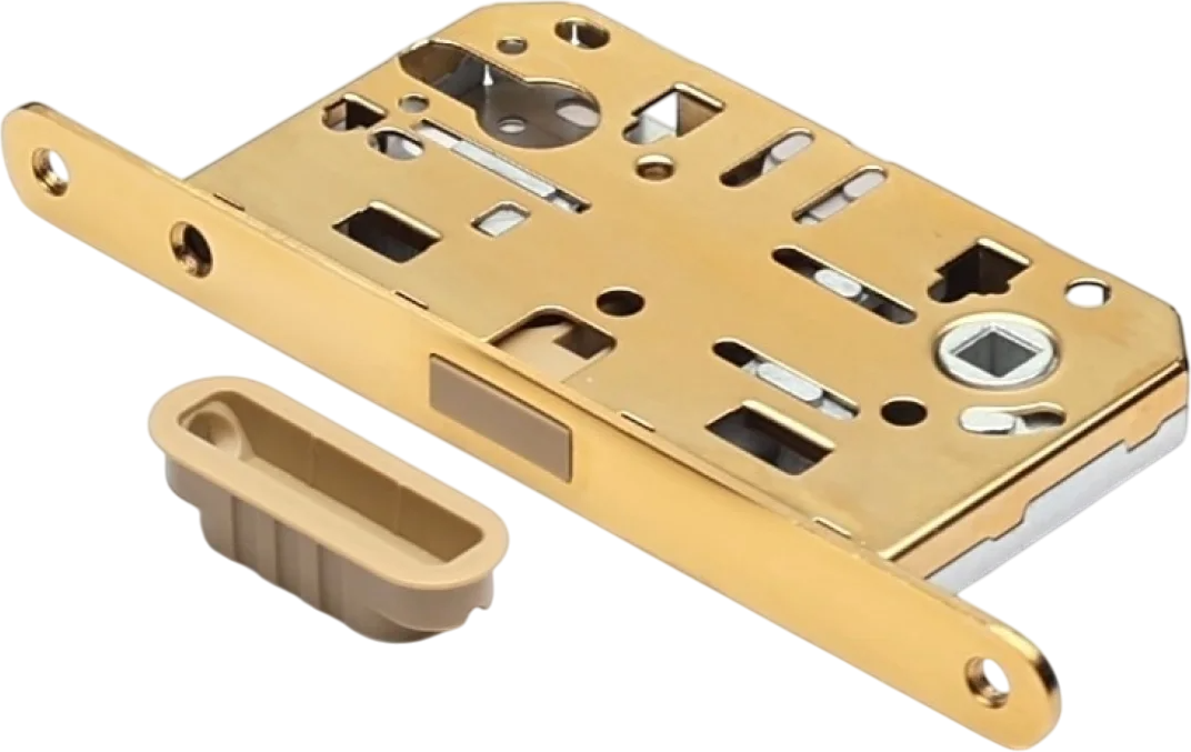 Защелка врезная Lockstyle М411C ET (с ответной планкой, GL)