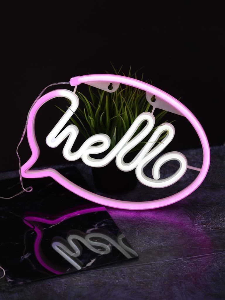 Ночник ILikeGift Hello inscription / 151-2022092 — фото 2