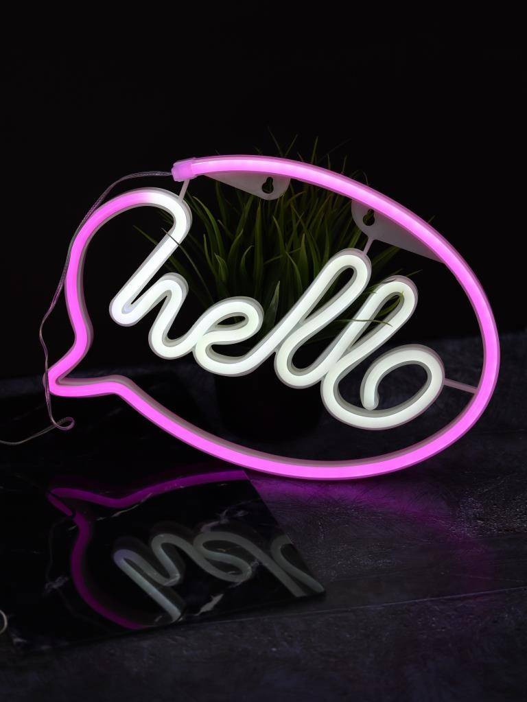 Ночник ILikeGift Hello inscription / 151-2022092