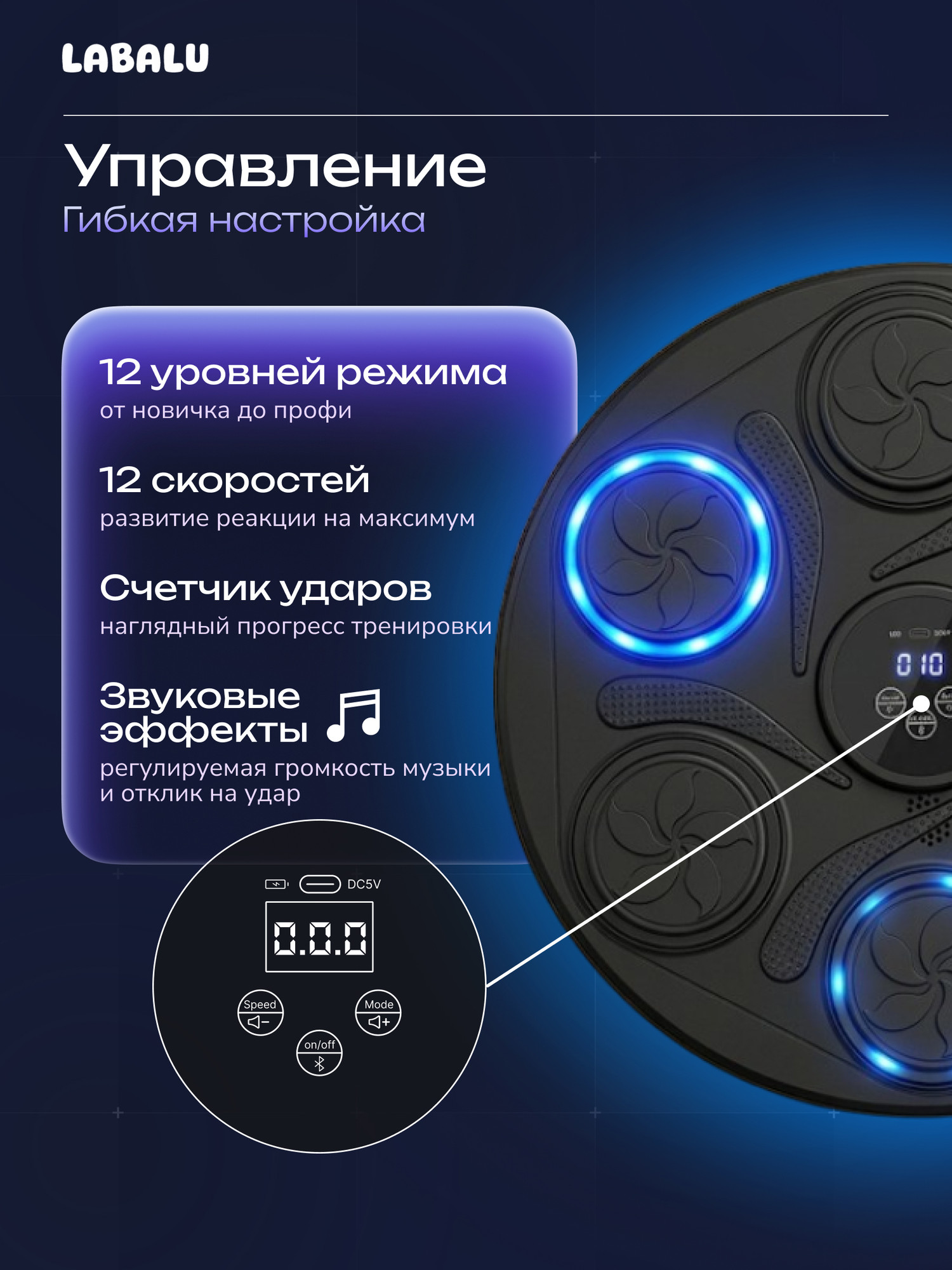 Интерактивный тренажер для бокса Labalu WSHR0925002 — фото 2