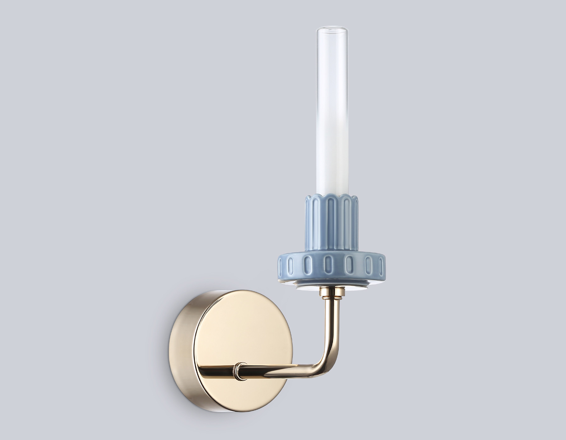 Бра Ambrella LH53128 GD/WH/GB (золото/белый/серо-синий)