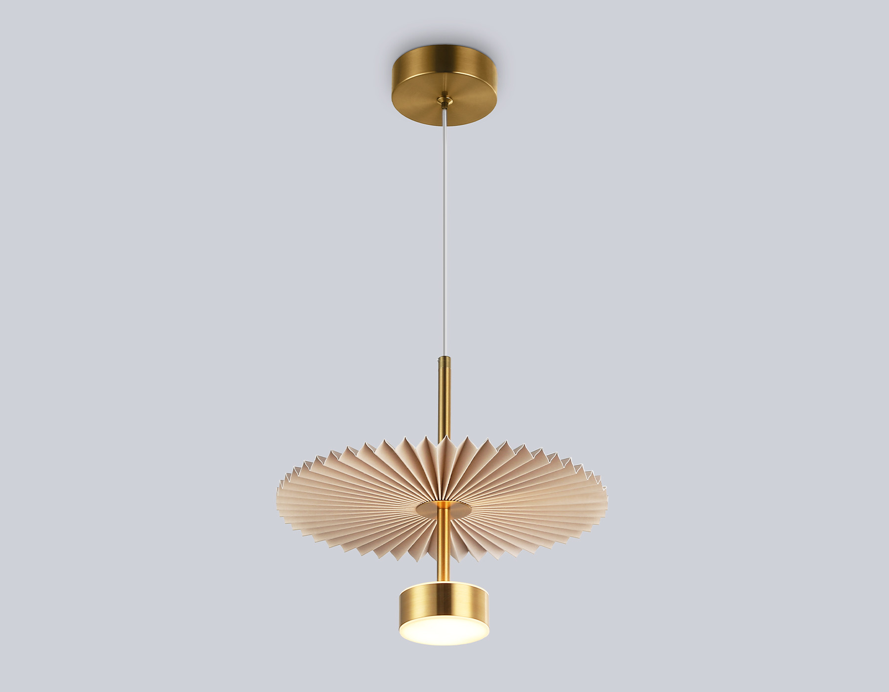 Потолочный светильник Ambrella LH72603 BR/WH (латунь/бежевый) — фото 3