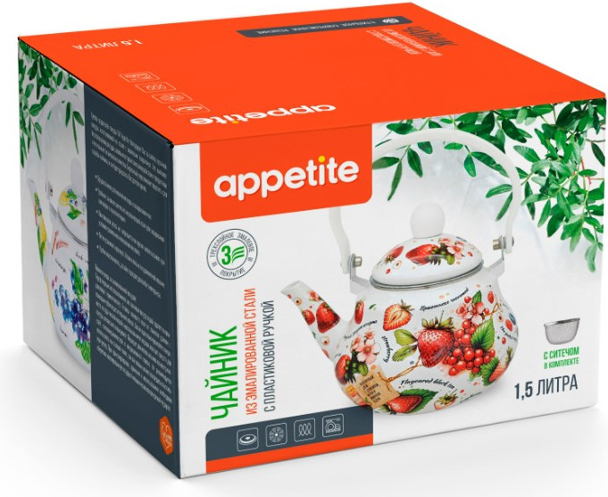 Чайник Appetite Ягодный микс FT11-BM — фото 2