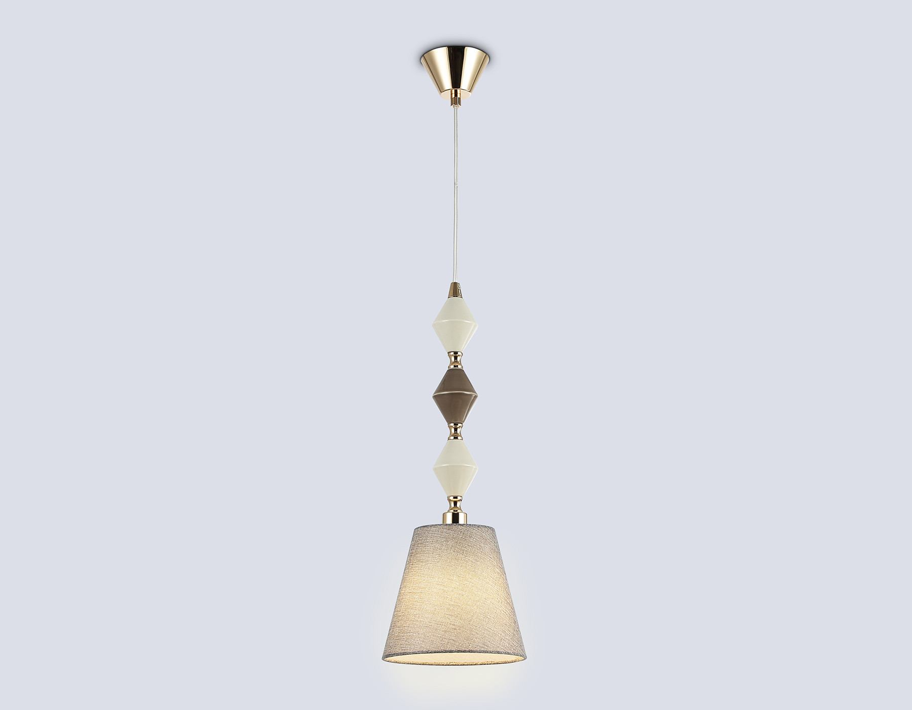 Потолочный светильник Ambrella LH75405 GD/GR (золото/серый)