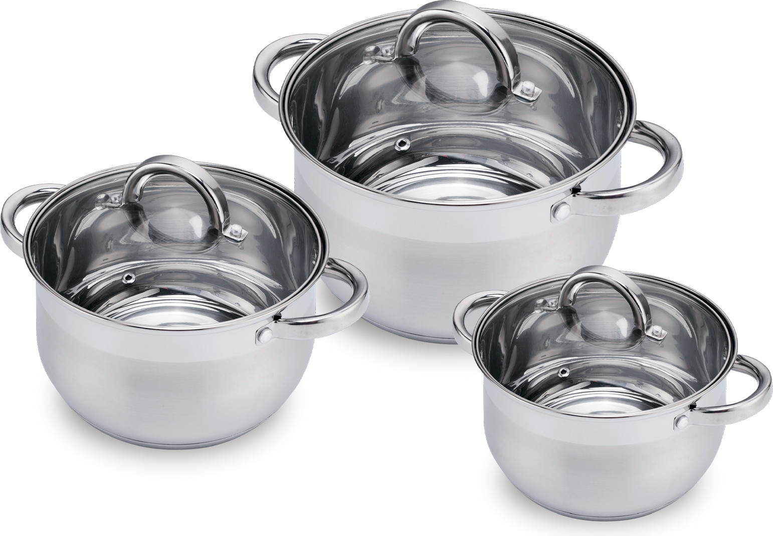 Набор кастрюль Appetite Bella LK19SET1 — фото 2