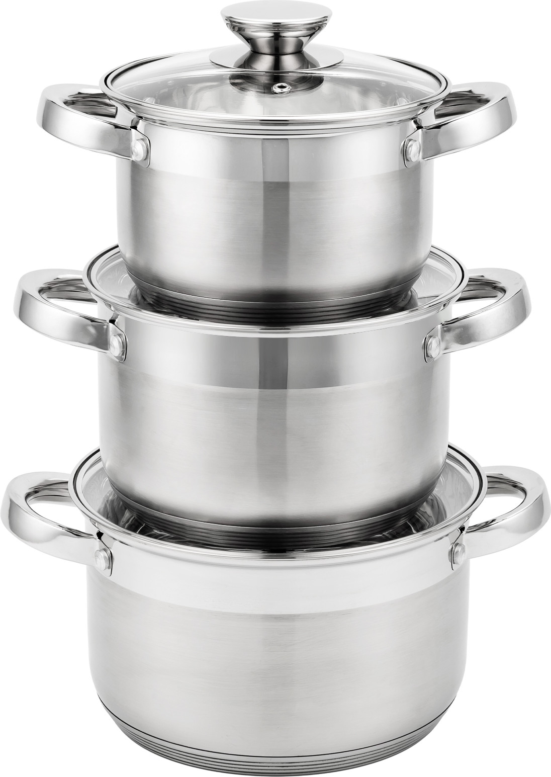 Набор кастрюль Appetite Silver WT20SET1 — фото 2