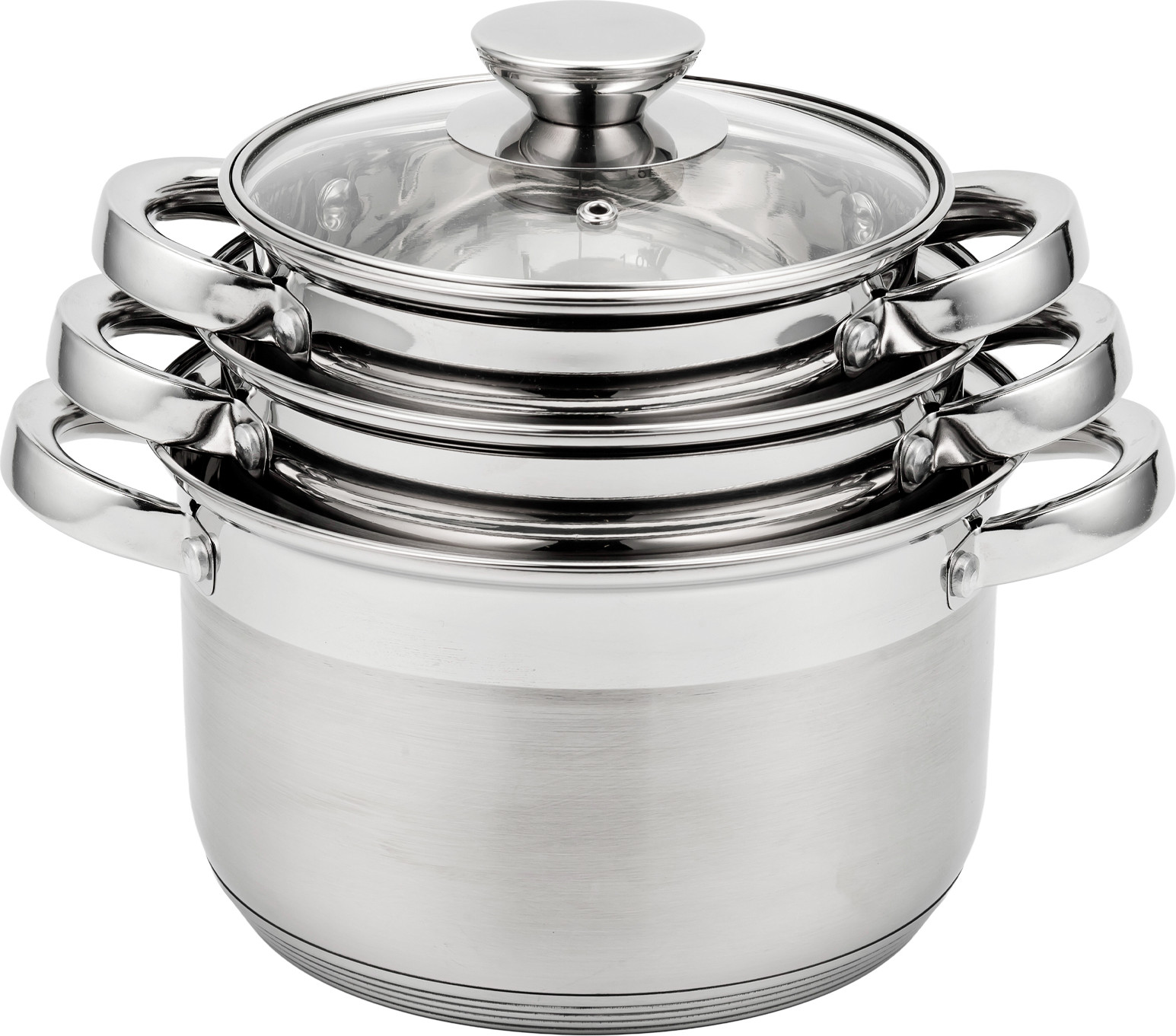 Набор кастрюль Appetite Silver WT20SET1 — фото 3