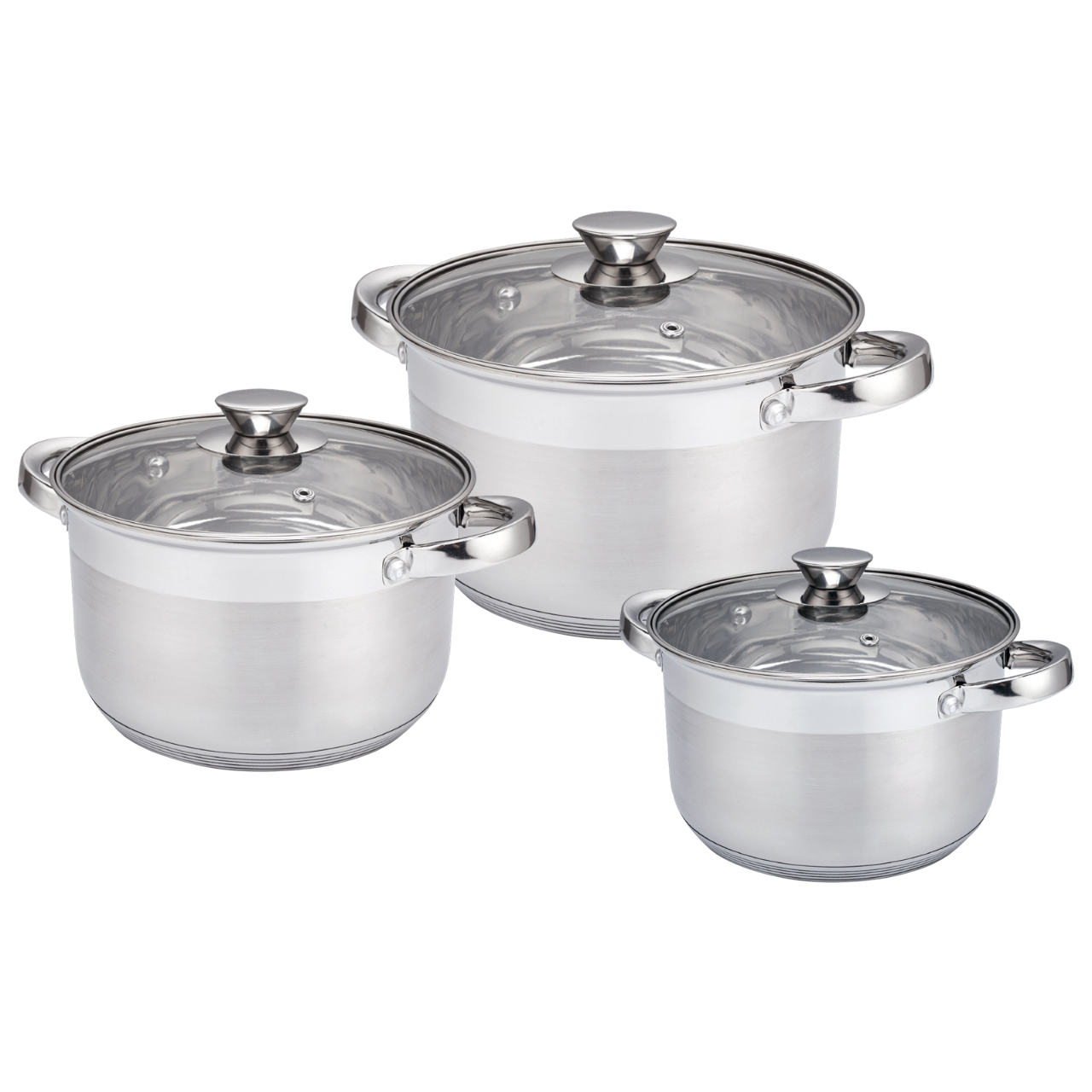 Набор кастрюль Appetite Silver WT20SET1