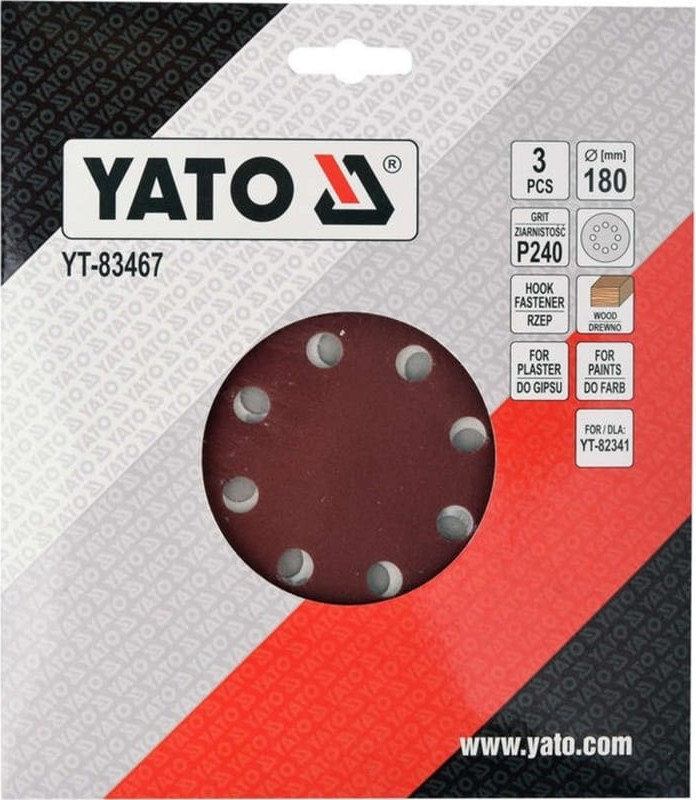 Набор шлифовальных кругов Yato YT-83467 — фото 2