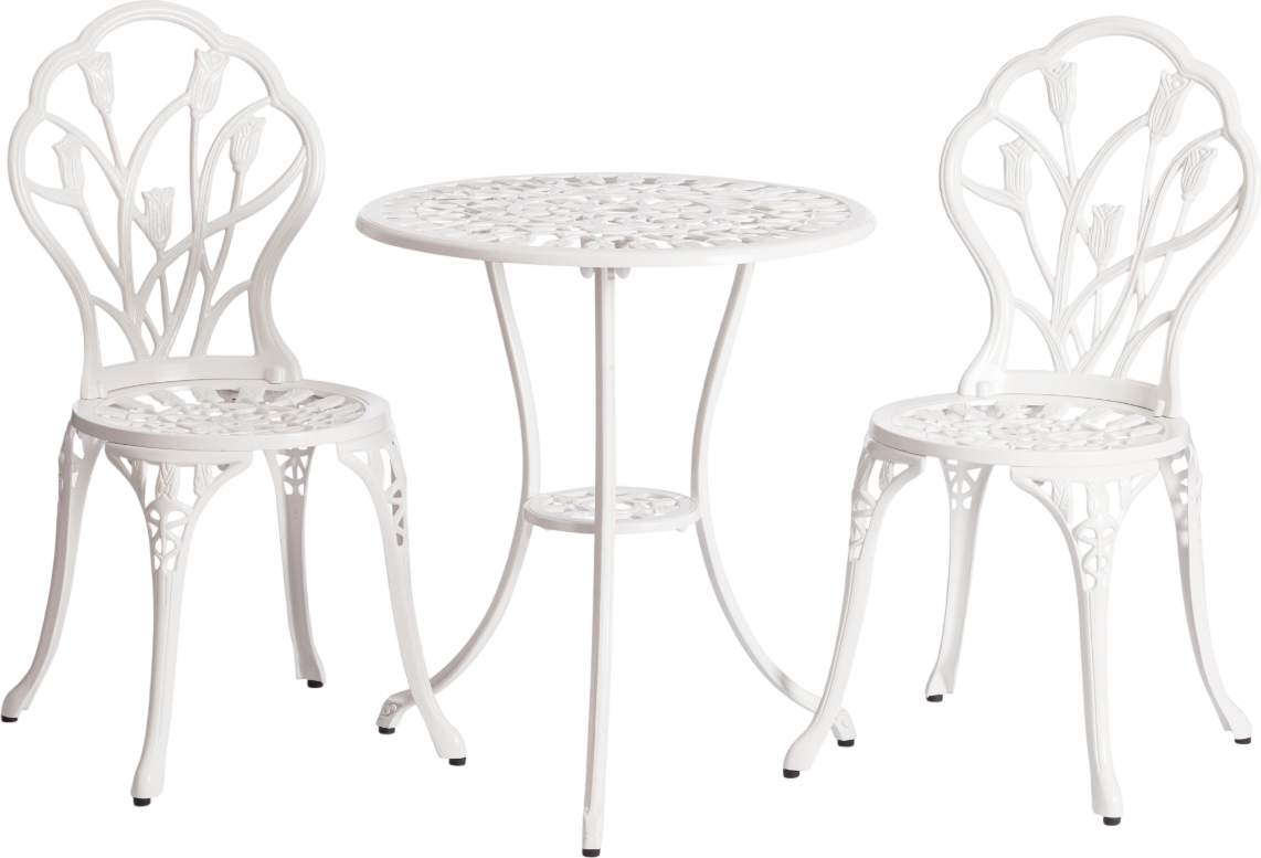Комплект садовой мебели Tetchair Secret De Maison Waltz of Flowers D60/H67, 52x40 (Butter White)