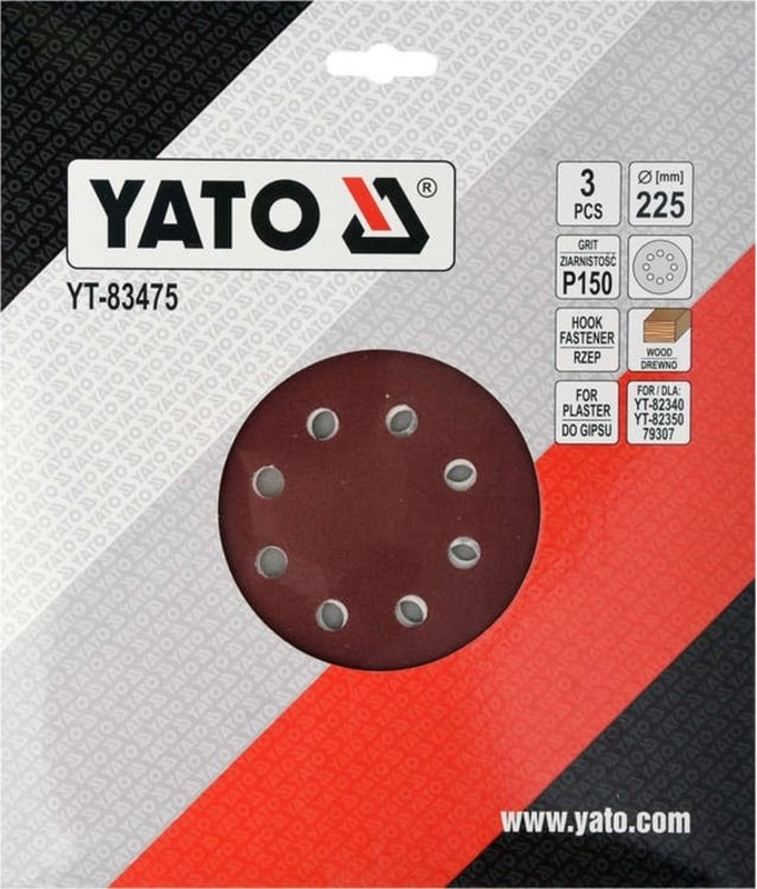 Набор шлифовальных кругов Yato YT-83475 — фото 2