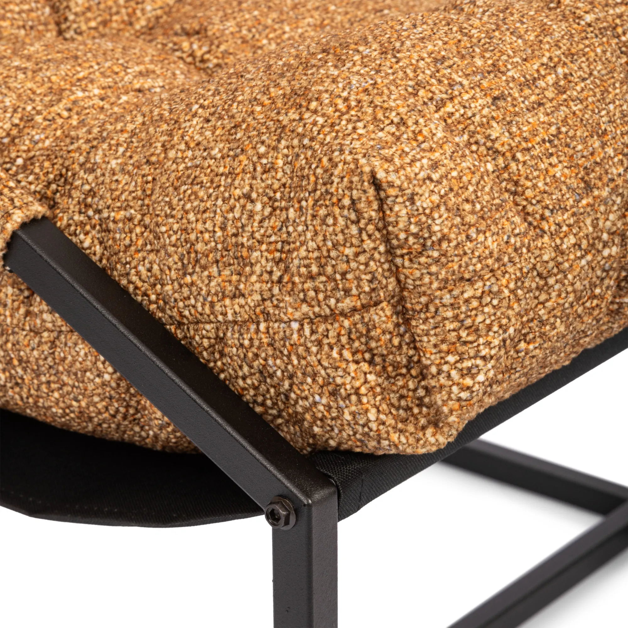 Кресло садовое Tetchair Чарли без подлокотника с карманом (велюр/букле VT shape amber) — фото 12
