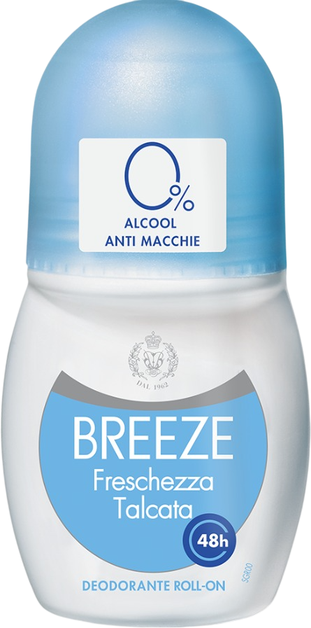 Дезодорант шариковый BreezE Freschezza Talcata No Alchol (50мл)