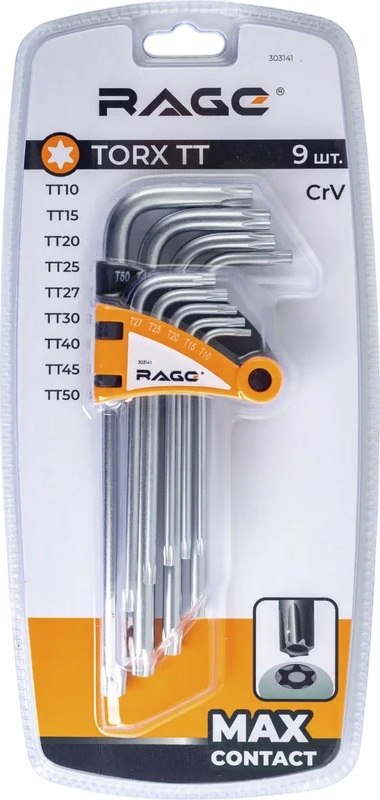 Набор ключей Rage Torx / 303141 (9шт)