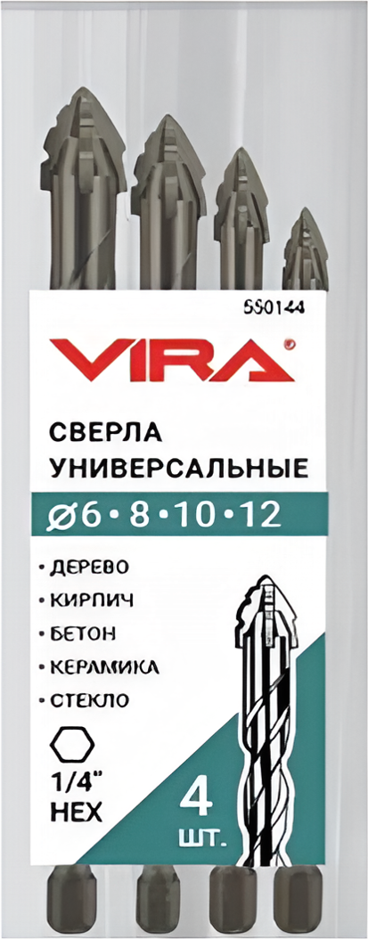 Набор сверл Vira 550144