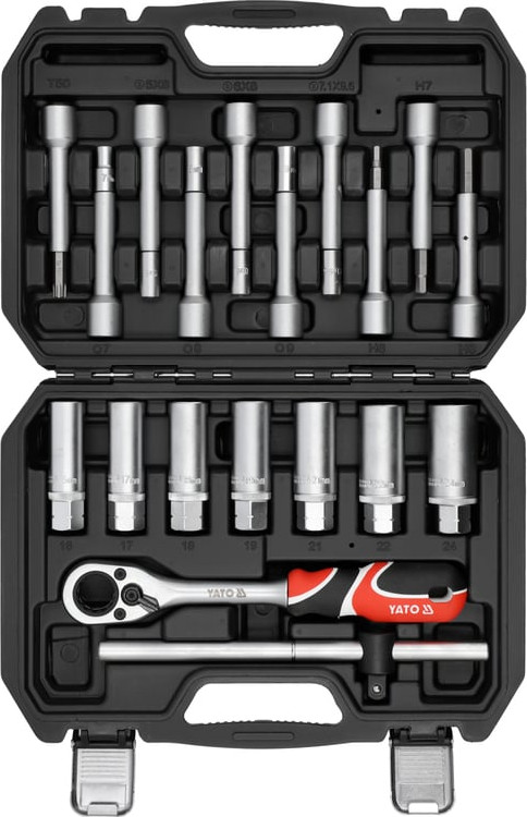 Трещотка Yato YT-06282 (19пр)