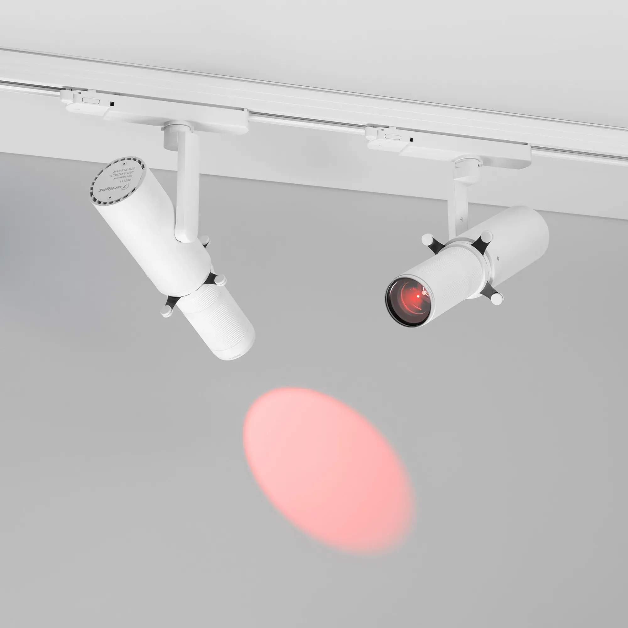 Светофильтр для трекового светильника Arlight LGD-ARTIFACT-COLORFUL-FRAME-R55 WH-RD / 057135 — фото 2