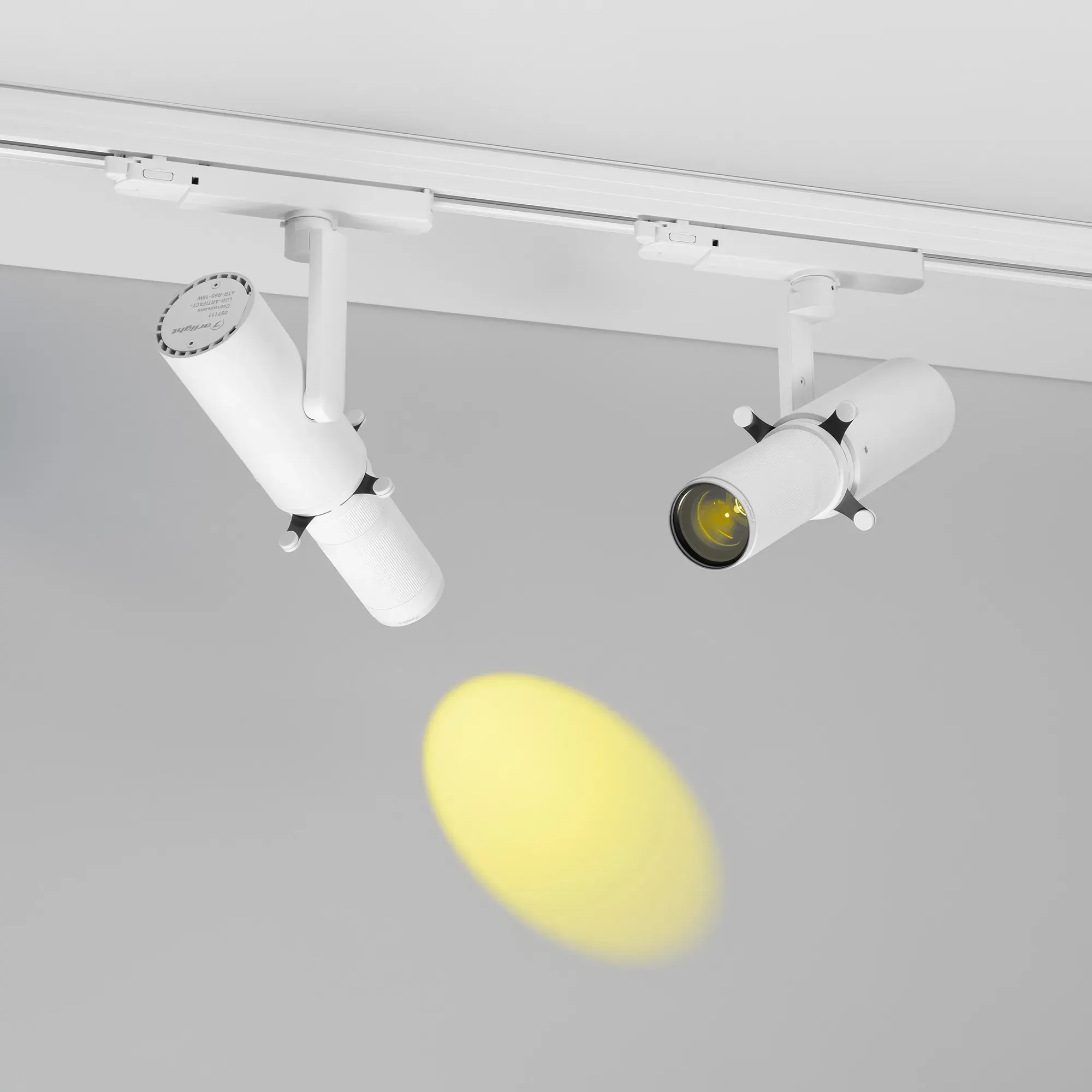 Светофильтр для трекового светильника Arlight LGD-ARTIFACT-COLORFUL-FRAME-R55 WH-YL / 057130 — фото 2