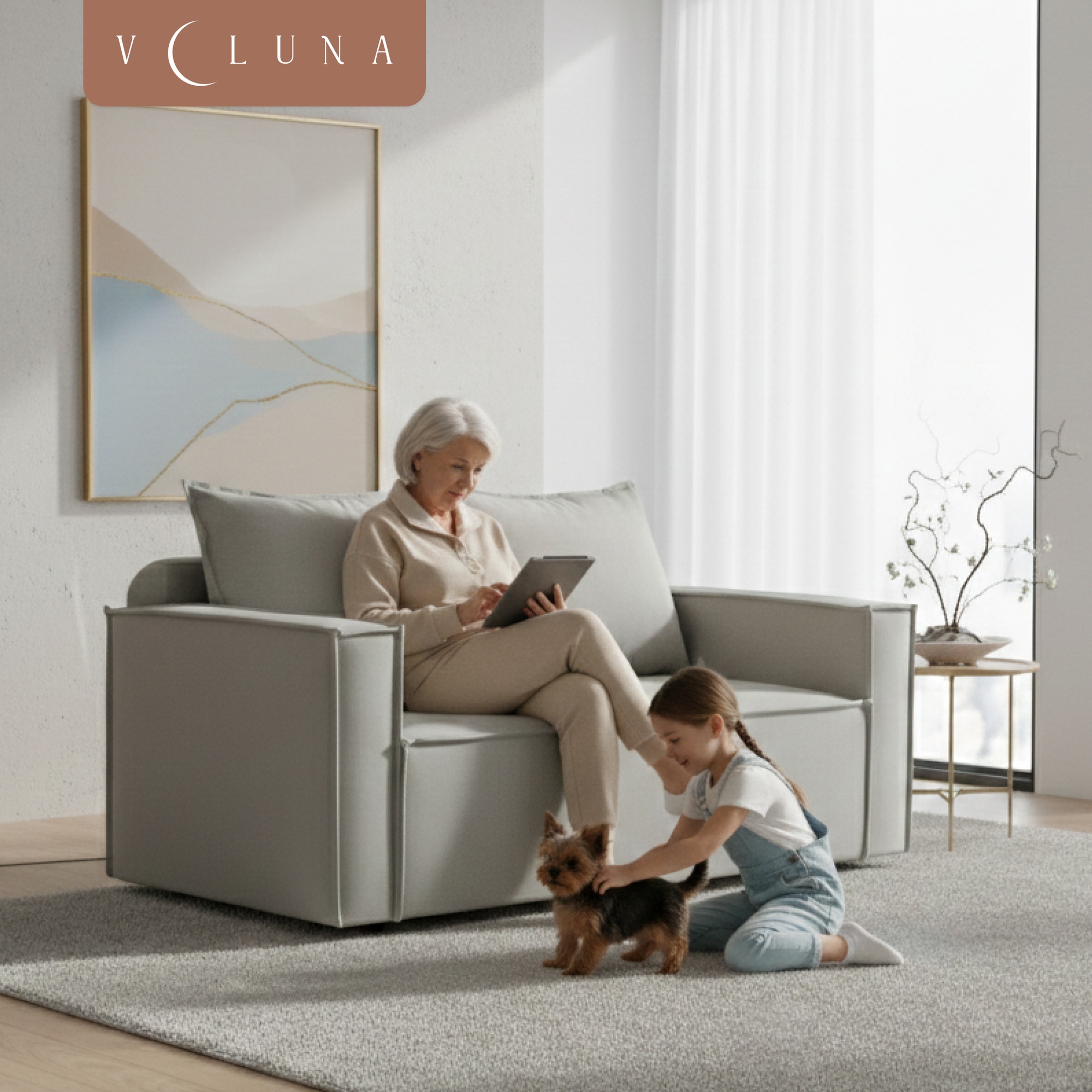Диван VELUNA Бохо (Beverly Grey) — фото 5