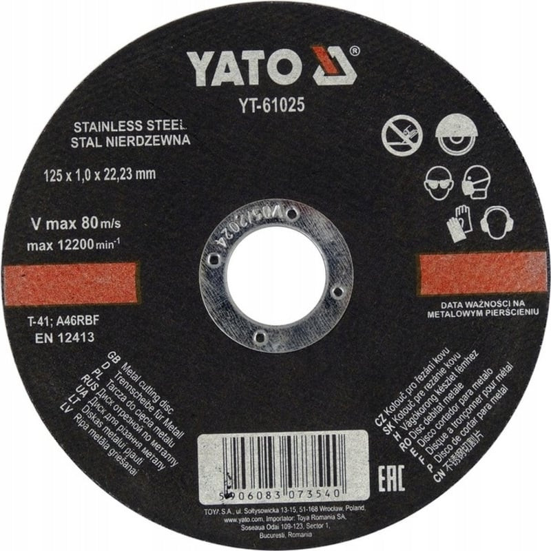 Отрезной диск Yato YT-61025