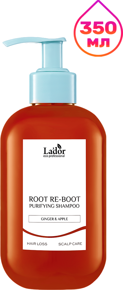 Шампунь для волос La'dor Root Re-Boot Purifying Ginger & Apple (350мл)