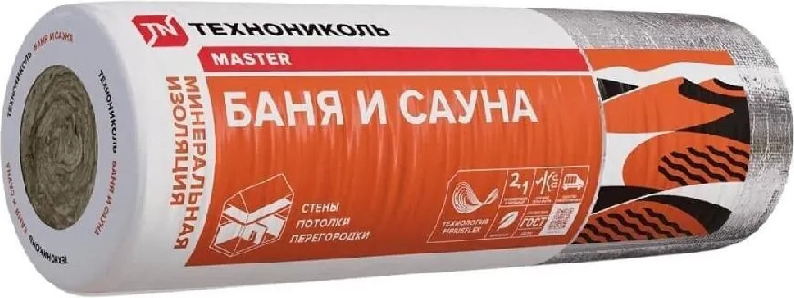 Минеральная вата Технониколь Баня и сауна (1) 12500-1200-50 / 132165 (фито)
