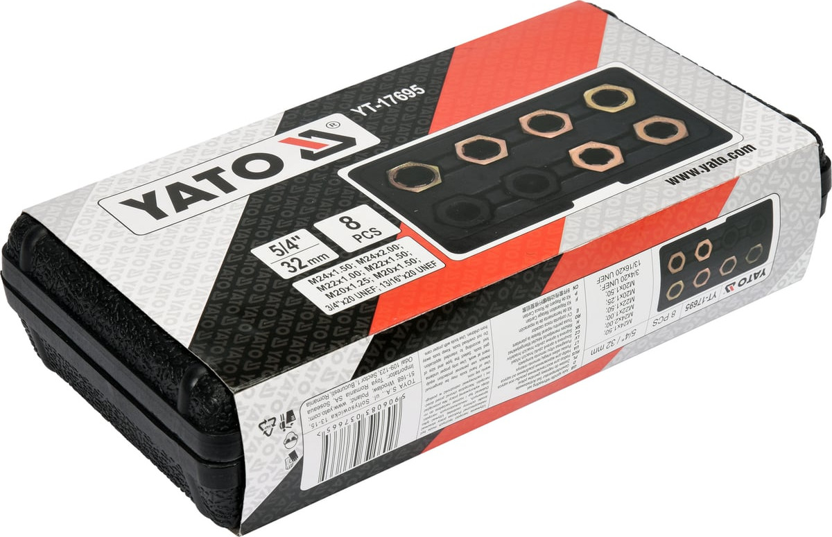 Набор футорок для восстановления резьбы Yato YT-17695 — фото 4