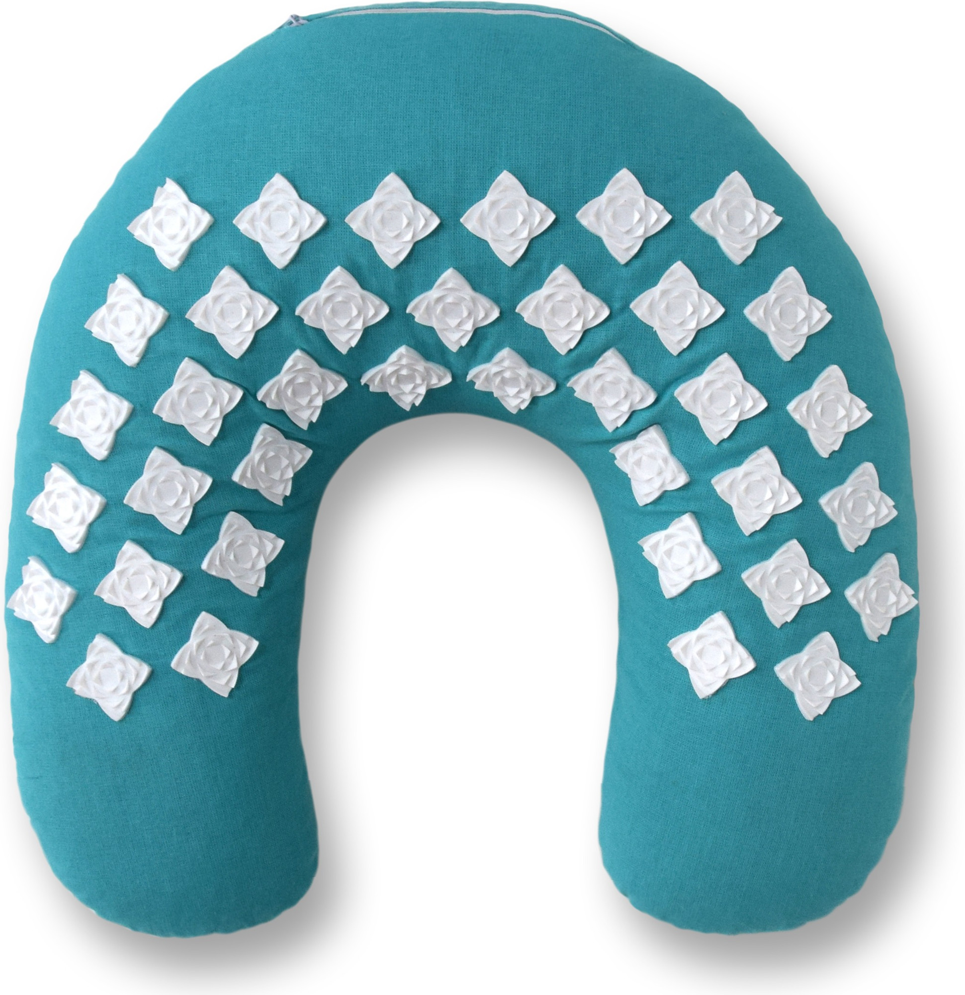 Подушка для сна Smart Textile Smart massage / ST4298 (лузга гречихи, бирюзовый) — фото 2