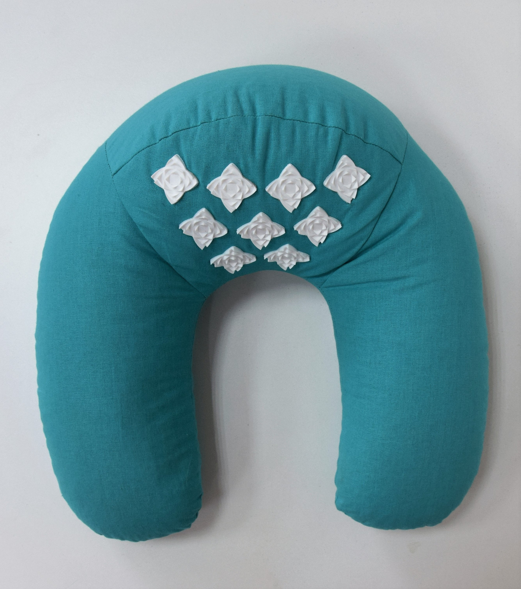 Подушка для сна Smart Textile Smart massage / ST4298 (лузга гречихи, бирюзовый) — фото 3