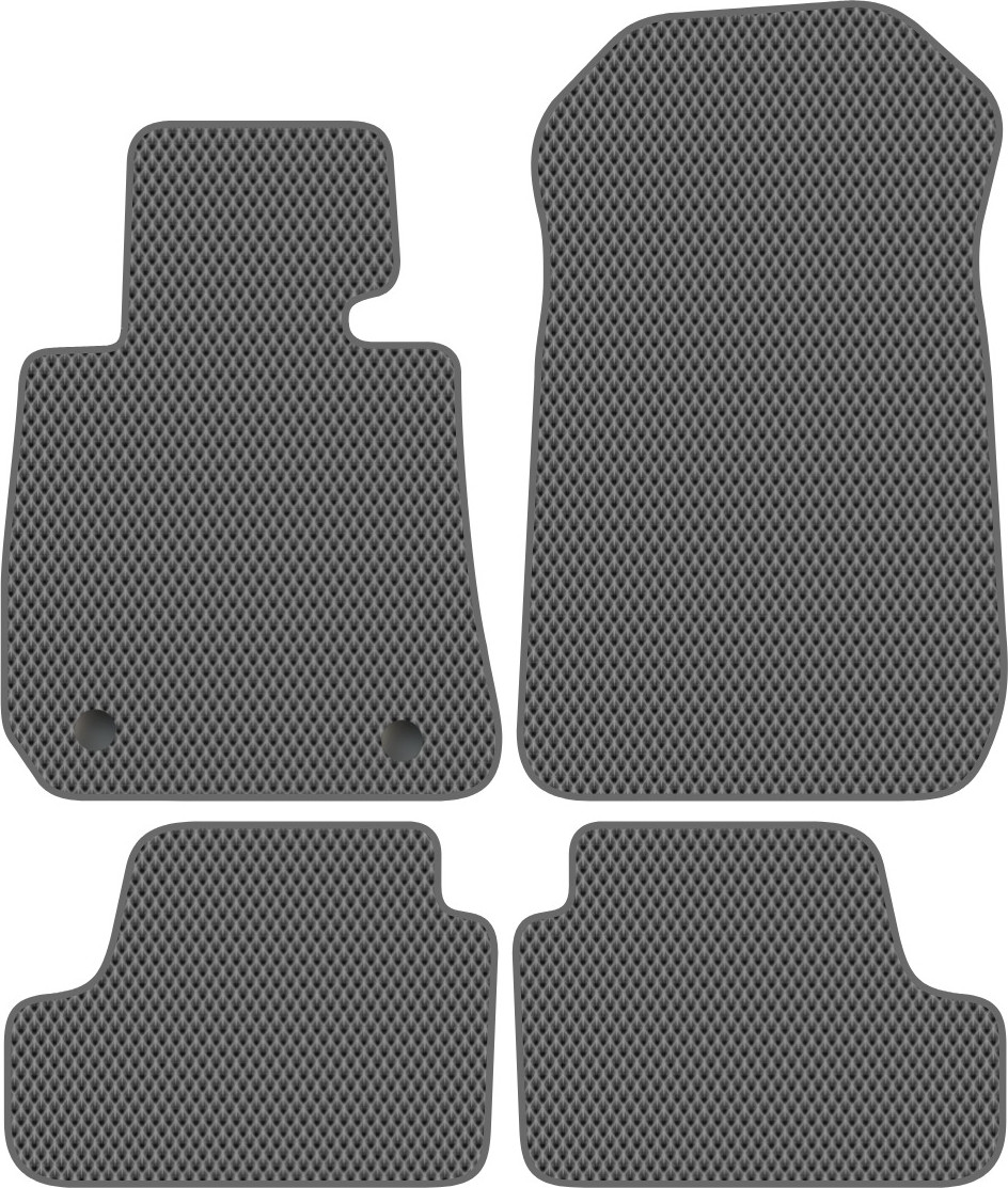 Комплект ковриков для авто Alicosta 0148_2-сер для BMW 3-Series V кабриолет/E93 2006-2014 (EVA ромб, серый)
