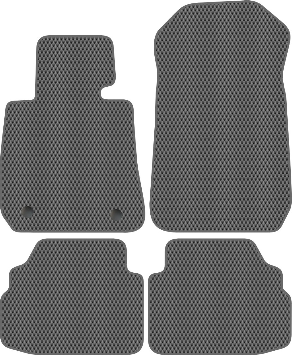 Комплект ковриков для авто Alicosta 0146_2-сер для BMW 3-Series V купе/E92 2006-2014 (EVA ромб, серый)