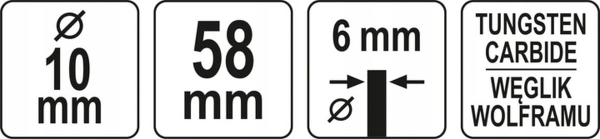 Борфреза Yato YT-61724 — фото 4