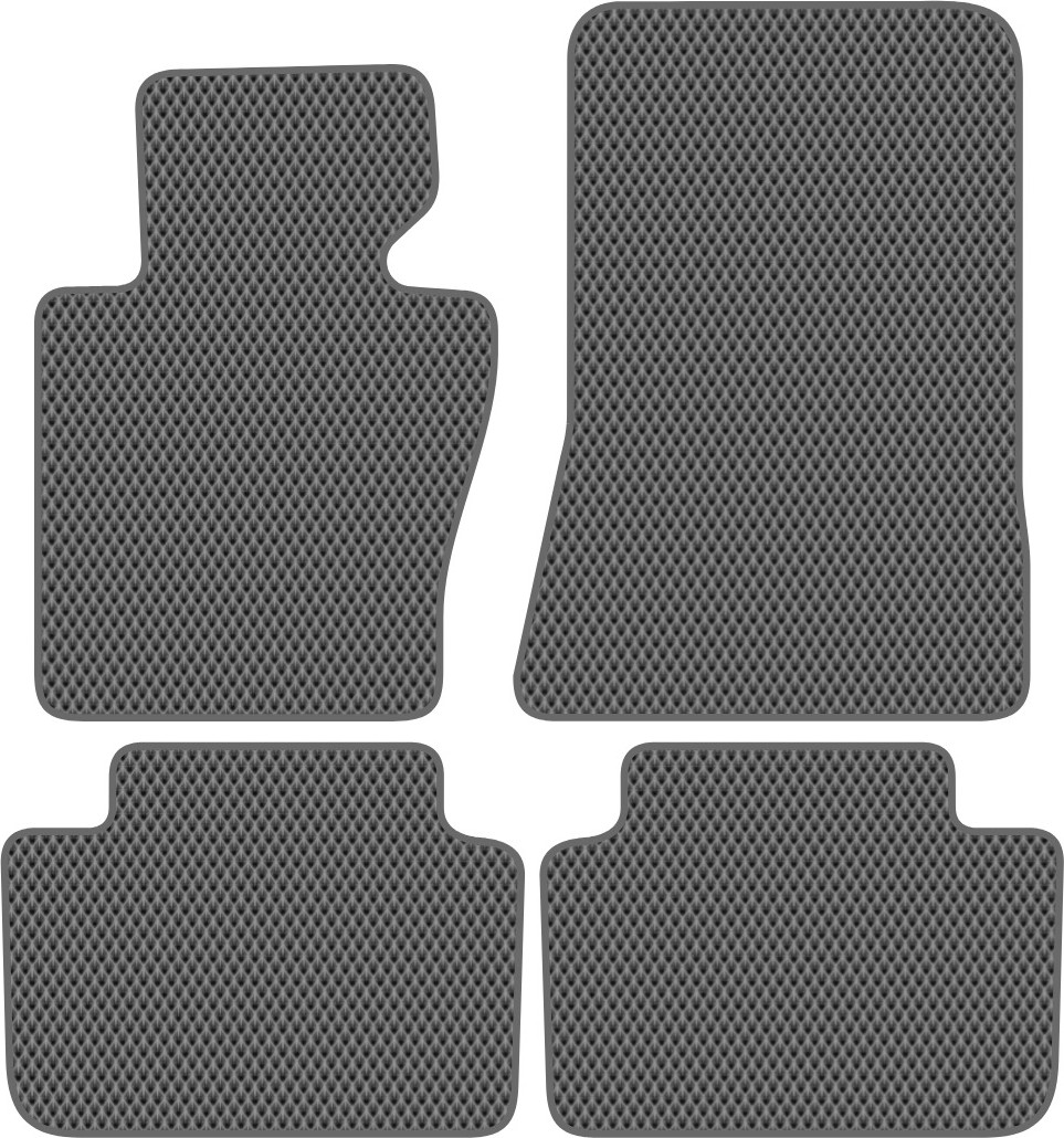 Комплект ковриков для авто Alicosta 0210_2-сер для BMW X3 I SUV/E83 2003-2010 (EVA ромб, серый)