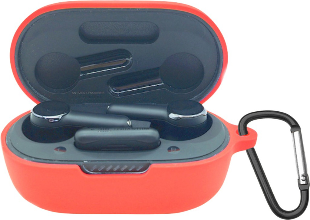 Чехол для наушников Bingo Silicone для JBL Quantum TWS (красный)