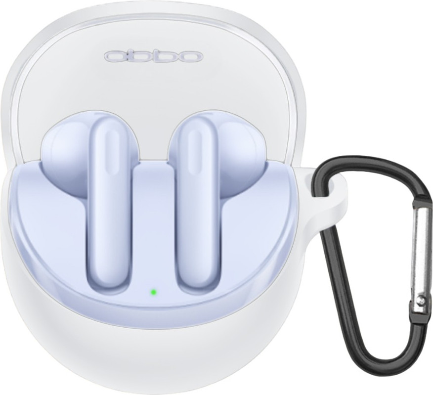 Чехол для наушников Bingo Silicone для Oppo Enco Air 3/R2 (белый)
