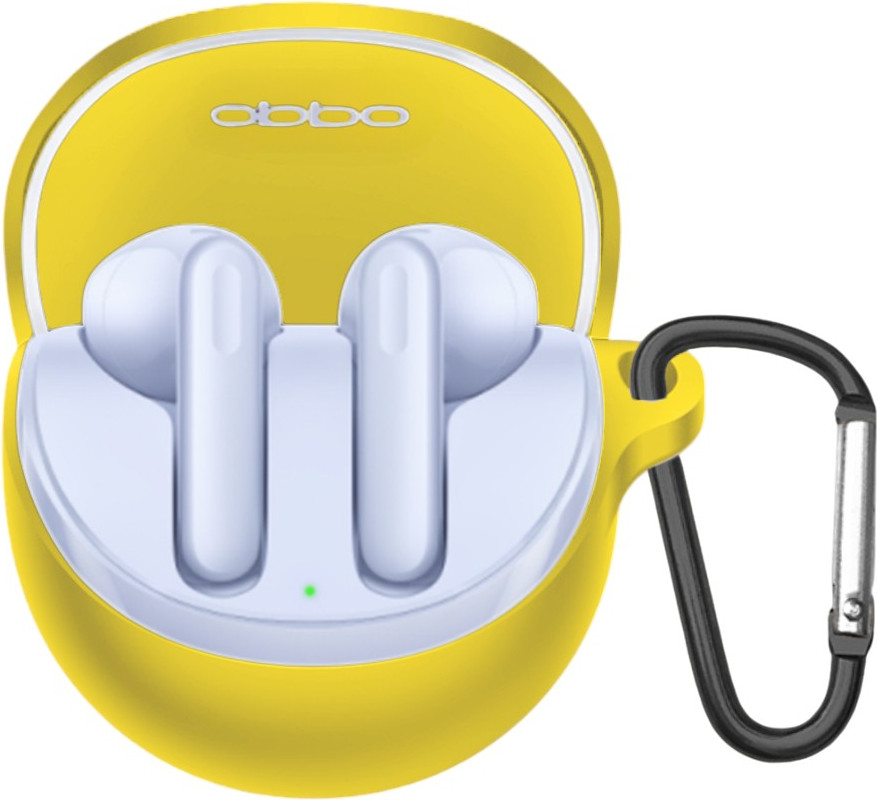 Чехол для наушников Bingo Silicone для Oppo Enco Air 3/R2 (желтый)