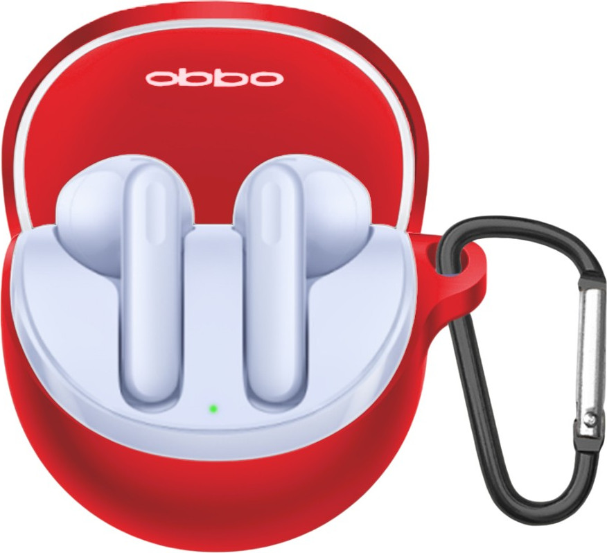 Чехол для наушников Bingo Silicone для Oppo Enco Air 3/R2 (красный)