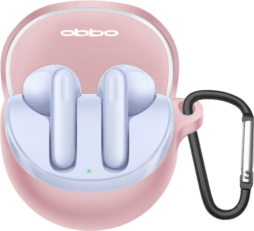Чехол для наушников Bingo Silicone для Oppo Enco Air 3/R2 (розовый)