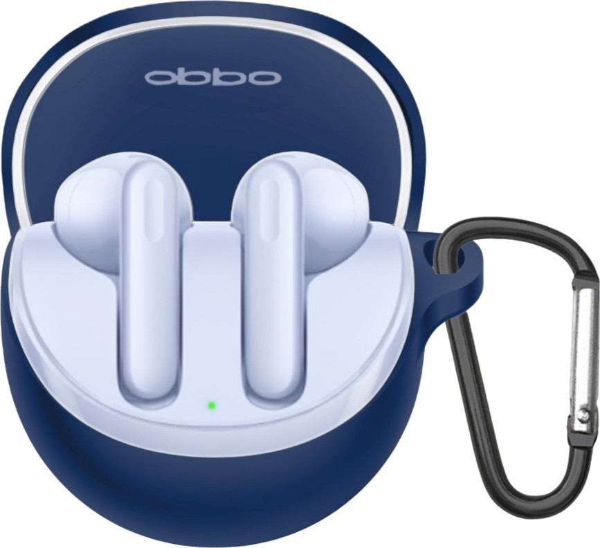 Чехол для наушников Bingo Silicone для Oppo Enco Air 3/R2 (темно-синий)