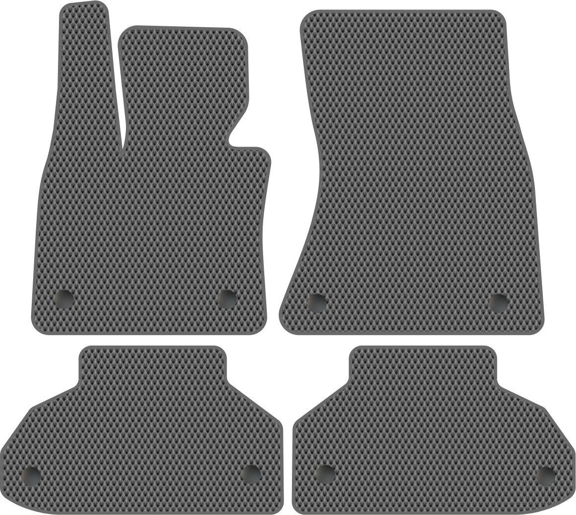 Комплект ковриков для авто Alicosta 0227_2-сер для BMW X6 II SUV/F16 2014-2020 (EVA ромб, серый)