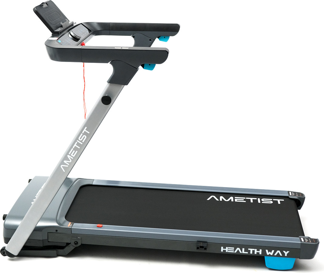Электрическая беговая дорожка AMETIST Health Way (серый) — фото 2