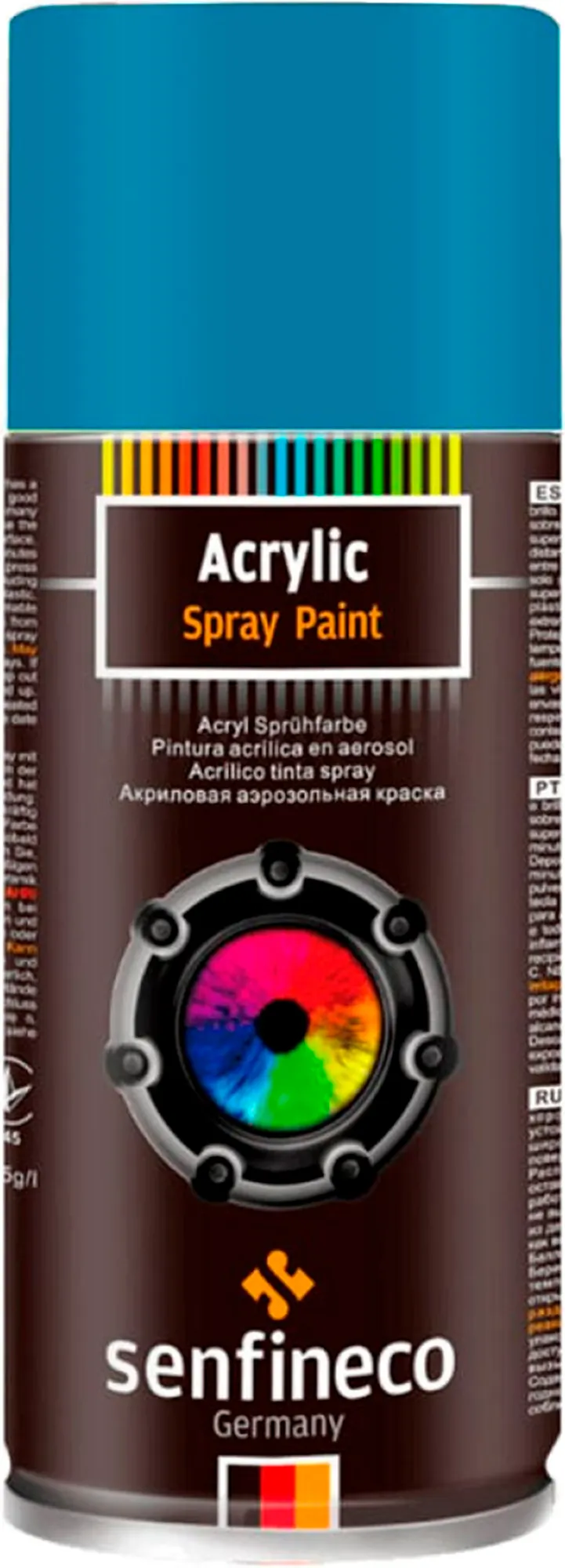 Краска автомобильная Senfineco Paint Acrylic Sky Blue / 4015 (400мл, синий)