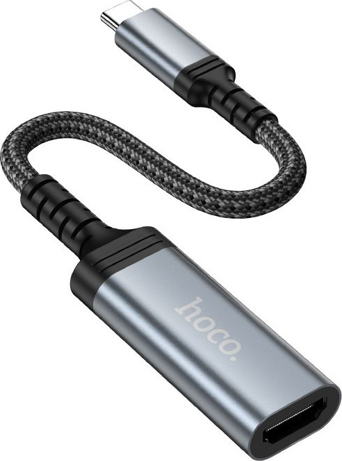 Кабель/переходник Hoco UA43A Type-C-HDMI (металлик) — фото 5
