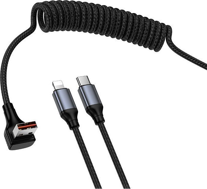 Кабель Hoco DU60 USB 2в1 (1.5м, черный) — фото 4