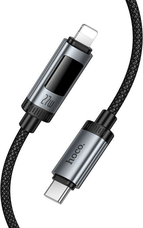 Кабель Hoco U148 Type-C-Lightning (1.2м, черный) — фото 4