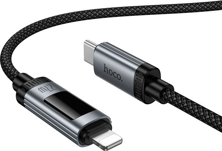 Кабель Hoco U148 Type-C-Lightning (1.2м, черный) — фото 6
