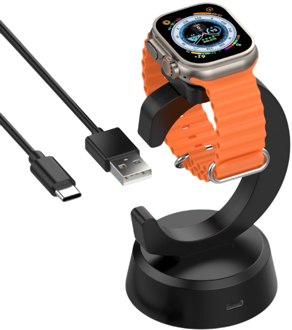 Зарядная док-станция для умных часов Bingo C-shape для Apple Watch (черный)